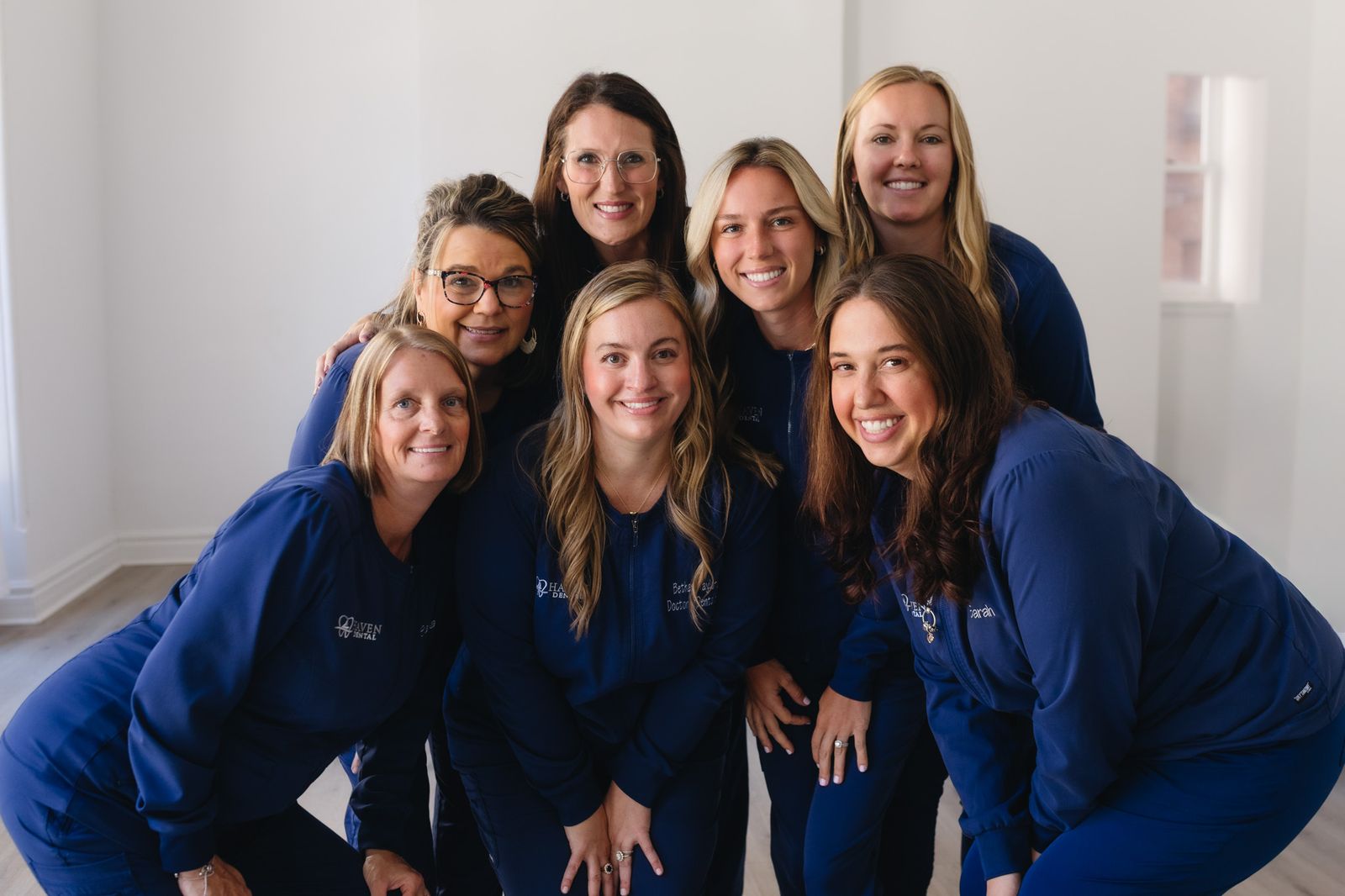 The Haven Dental team — Dr. Bethany Taylor and her staff in Toledo, Ohio